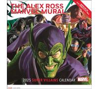 Alex Ross Marvel Super Villains Mural 2025 Oversized Wall Calendar