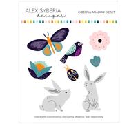 Alex Syberia Designs Cheerful Meadow Die Set, White