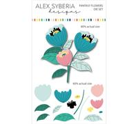 Alex Syberia Designs Fantasy Flowers Die Set, White