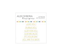 Alex Syberia Designs Just Because Hot Foil & Die Set, White