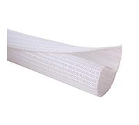 Alex Tech 25ft - 1/8 inch Cord Protector Wire Loom Tubing Cable Sleeve Split Sleeving for USB Cable Power Cord Audio Video Cable - Protect Cat from Chewing Cords - White