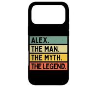 Alex The Man The Myth The Legend Funny Personalized Quote Case for iPhone 17 Pro Max