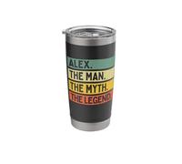 Alex The Man The Myth The Legend Funny Personalized Quote Stainless Steel Insulated Tumbler