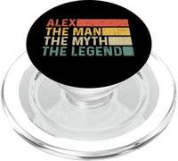 Alex The Man The Myth The Legend Vintage Gift for Alex PopSockets PopGrip for MagSafe