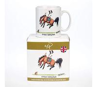 Alex Underdown Funny horse mug. A Hare-raising hack Horse riding gift