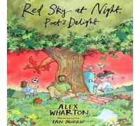 Alex Wharton Red Sky at Night; Poet's Delight Paperback Book in White Alex Wharton White