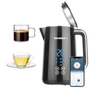 Alexa Smart Kettle, 1.7L - Smart Home Voice Control - Temperature Control with Cool Touch, LED Display & Keep Warm Function - 3000w Energy Efficient & BPA Free - Black