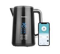 Alexa Smart Kettle, 1.7L - Smart Home Voice Control - Temperature Control with Cool Touch, LED Display & Keep Warm Function - 3000w Energy Efficient & BPA Free - Black