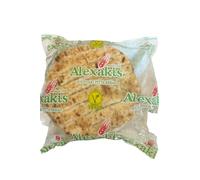 Alexakis Greek Pitta Bread - Soft & Fresh Flatbreads | 10-Pack, 18cm for Gyros, Wraps & Souvlaki | Wheat Flour Artisan Pita Breads | Pita for Versatile Family Dinners | Authentic Food from Greece