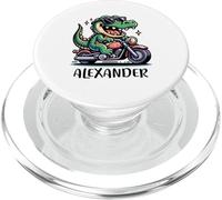 Alexander Alligator Design for Boys Name Alexander PopSockets PopGrip for MagSafe