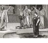 Alexander at the Temple of Jupiter Amon Siwa Oasis Egypt in 331 B.C. Alexander III of Macedon 20/21 July 356 BC ÔøΩ 10/11 June 323 BC aka Alexander the Great. King of the ancient Greek kingdom of