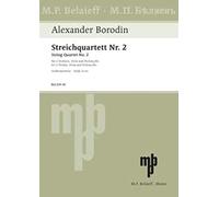 Alexander Borodin: String Quartet No 2 D (Score)