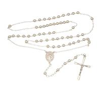 Alexander Castle Solid 925 Sterling Silver Rosary Beads Catholic for Women Ladies Kids - Miraculous Medal Junction - 5mm Beads Rosary with Jewellery Gift Box