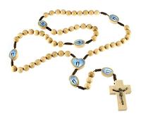 Alexander Castle Wooden Our Lady of Grace Rosary Beads