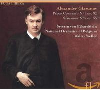 Alexander Glazunov: Piano Concerto No. 1, op. 92 / Symphony No. 5, op. 55