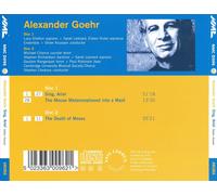 ALEXANDER GOEHR: SING, ARIEL; THE MOUSE METAMORPHOSED INTO A MAID; THE DEATH OF