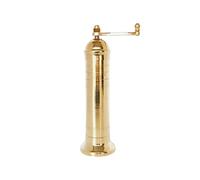 Alexander Home Original Greek Salt Mill, 8-Inch Brass - European Manual Salt Grinder Refillable