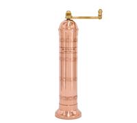 Alexander Home The Original Greek Salt Mill 9 Inch Tall | European Salt Mill Grinder with Crank Handle | Manual Salt Grinder | Salt Refillable - Copper