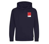 Alexander Isak Liverpool Icon Frame Kids Hoodie - Navy / 7-8 years