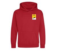 Alexander Isak Sweden Icon Frame Kids Hoodie - Red / 18-24 months