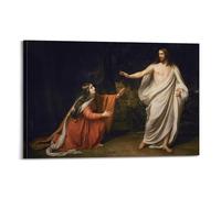 Alexander Ivanov Printed Posters Christ's Appearance to Mary Magdalene After The Resurrection Art Print Wall Photo Paint Hanging Picture Family Bedroom Decor 20x30inch(50x75cm)