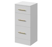Alexander James 3 Drawer Storage Unit | Gloss White | MDF | 350mm x 300mm