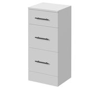 Alexander James 3 Drawer Storage Unit | Gloss White | MDF | 350mm x 300mm