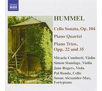 Alexander-Max:Music Coll - HUMMEL: Piano Trios / Piano Quartet in G major / Cello Sonata