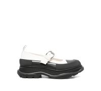 Alexander McQueen 45mm buckle-strap leather pumps - White 40