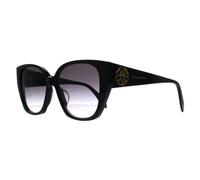 Alexander McQueen Women's Cat Eye Black Grey Gradient AM0284S alexander mcqueen Black One Size