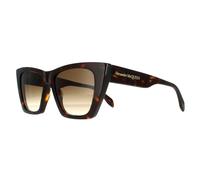 Alexander McQueen AM0299S Womens Dark Havana Sunglasses