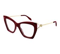 Alexander McQueen AM0376O 003 Woman Optical frames Acetate Red Cat Eye