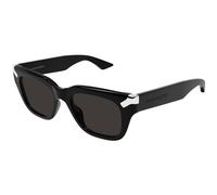 Alexander McQueen AM0439S 001 Man Sunglasses Acetate Black Grey Squared