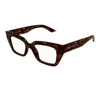 Alexander McQueen AM0453O 002 Woman Optical frames Acetate Havana Transparent Cat Eye
