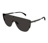Alexander McQueen AM0457S 001 Man Sunglasses Metal Ruthenium Grey Mask