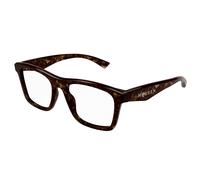 Alexander McQueen AM0475O Men's Glasses, Tortoiseshell, Size 54