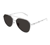 Alexander McQueen AM0478S 001 Man Sunglasses Metal Silver Grey Pilot
