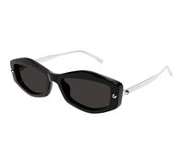 Alexander McQueen AM0482S 001 Womenâs Sunglasses Black Size 55