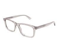 Alexander McQueen AM0486O 003 Man Optical frames Acetate Grey Transparent Squared
