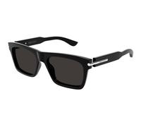 Alexander McQueen AM0495S 001 Man Sunglasses Acetate Black Grey Squared