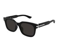 Alexander McQueen AM0496SA 001 Unisex Sunglasses Acetate Black Grey Squared