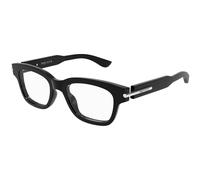 Alexander McQueen AM0497O Men's Glasses, Black, Size 50