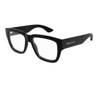 Alexander McQueen AM0510O 001 Unisex Optical frames Acetate Black Transparent Squared