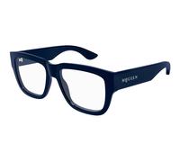 Alexander McQueen AM0510O 003 Unisex Optical frames Acetate Blue Transparent Squared
