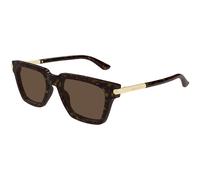 Alexander McQueen AM0519S 002 Men's Sunglasses Tortoiseshell Size 52