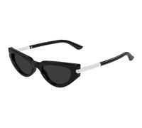 Alexander McQueen AM0520S 001 Woman Sunglasses Acetate Black Grey Cat Eye