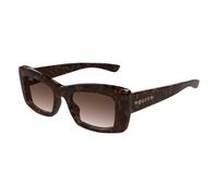 Alexander McQueen AM0526S 002 Womenâs Sunglasses Tortoiseshell Size 50