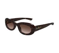 Alexander McQueen AM0527SA Asian Fit 002 Womenâs Sunglasses Tortoiseshell Size 53