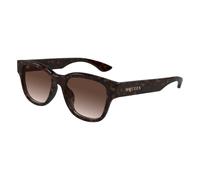 Alexander McQueen AM0528SA Asian Fit 002 Men's Sunglasses Tortoiseshell Size 54