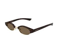 Alexander McQueen AM0534S 002 Men's Sunglasses Tortoiseshell Size 48